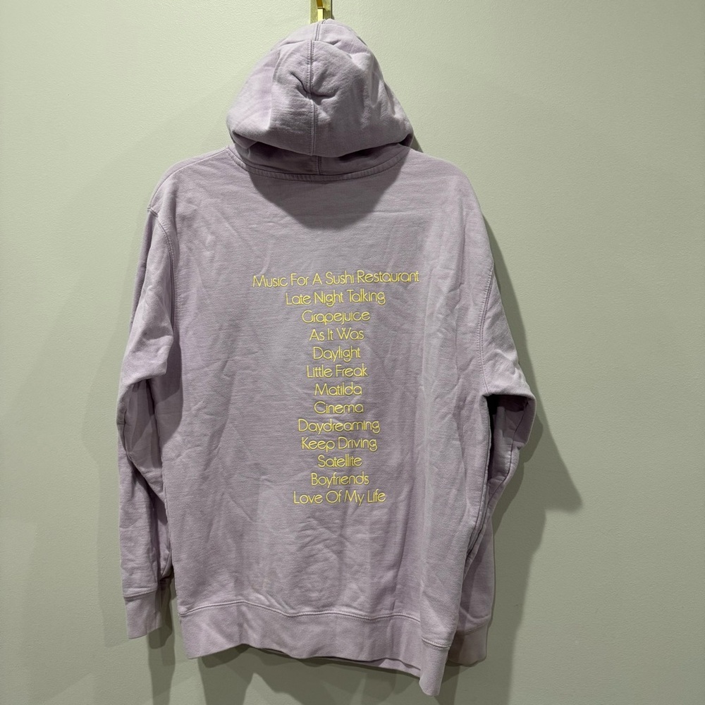 2022 Official Harry Styles House Love On Tour  Lavender‎ Hoodie Size Medium - Picture 5 of 6